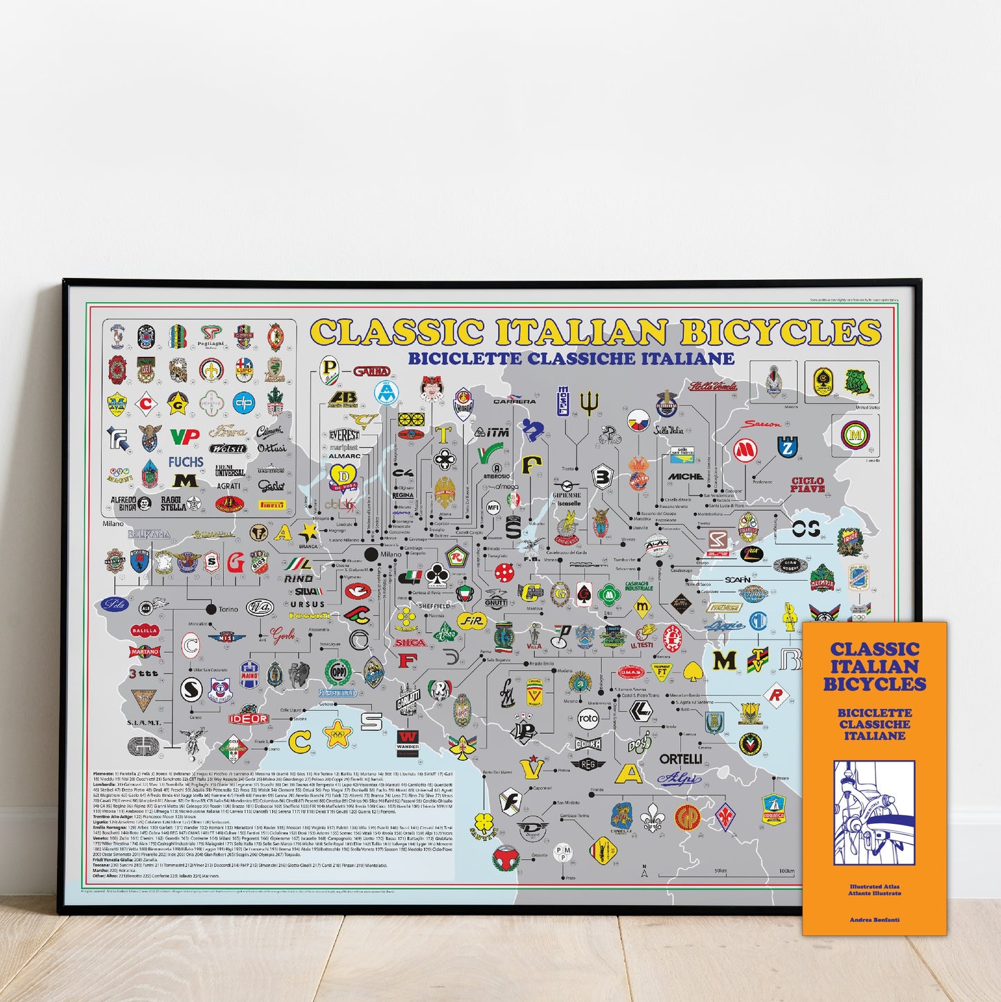 bici vintage mappa