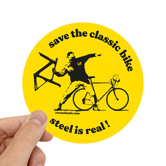 Save the classic bike sticker