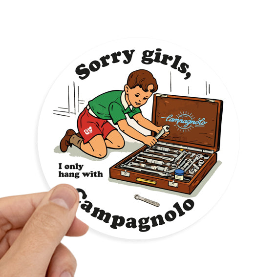 I only hang with Campagnolo sticker – corsaclassic