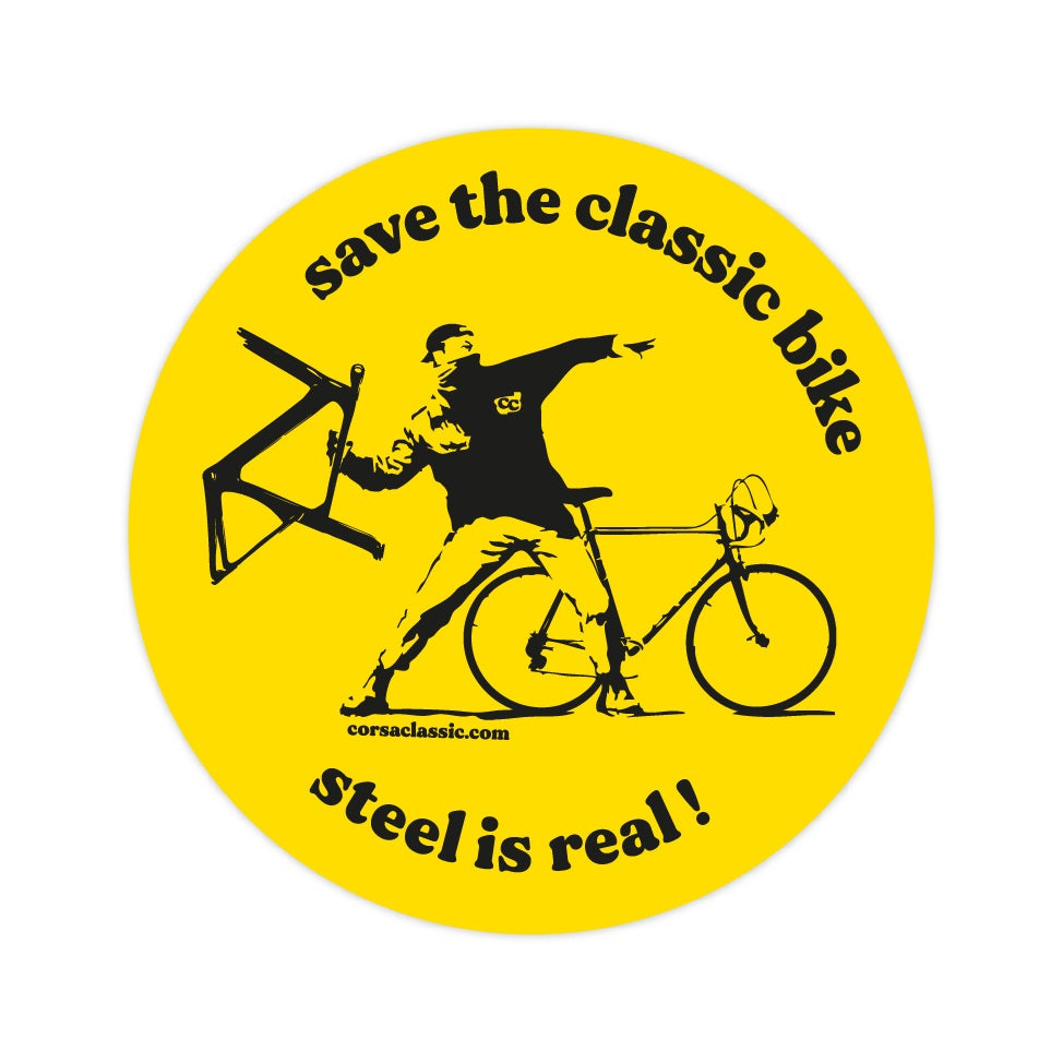Save the classic bike sticker